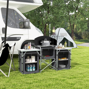 Elevate Your Outdoor Cooking Experience with Our Aluminum Camping Kitchen