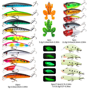 Unlock the Secrets of Fishing Success with Our 22-Piece Lure Set