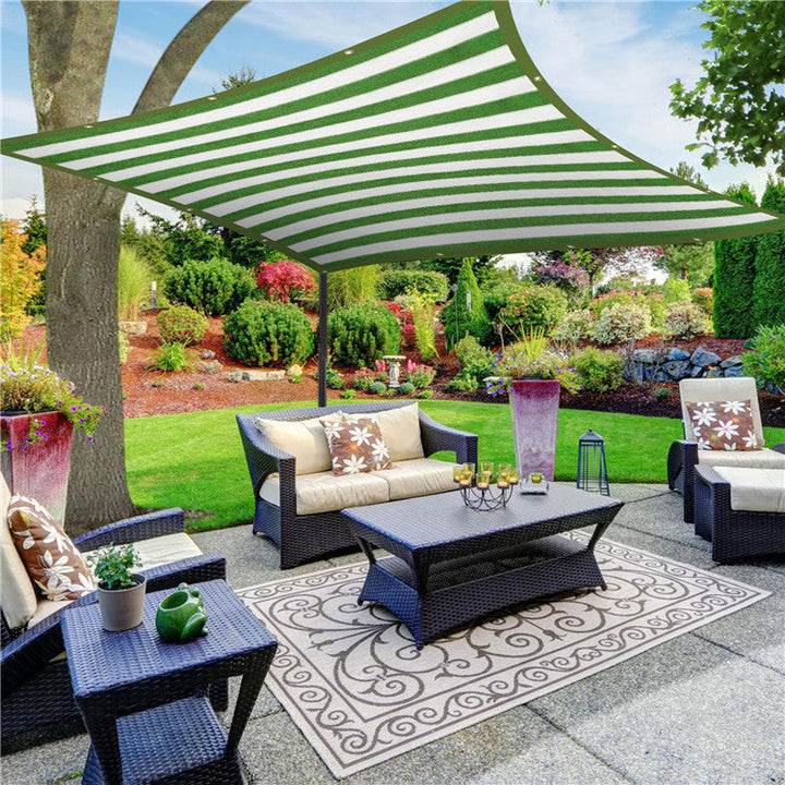 Enhance Your Outdoor Experience with the Striped Balcony Privacy Net