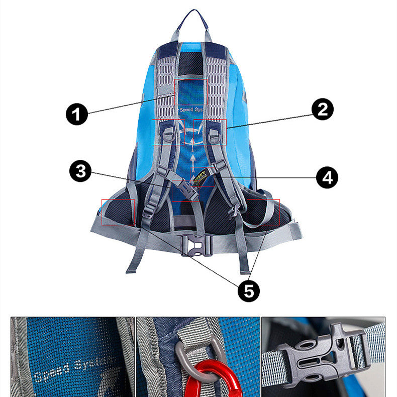 Leisure Hiking Backpack for Camping and Cycling Adventures