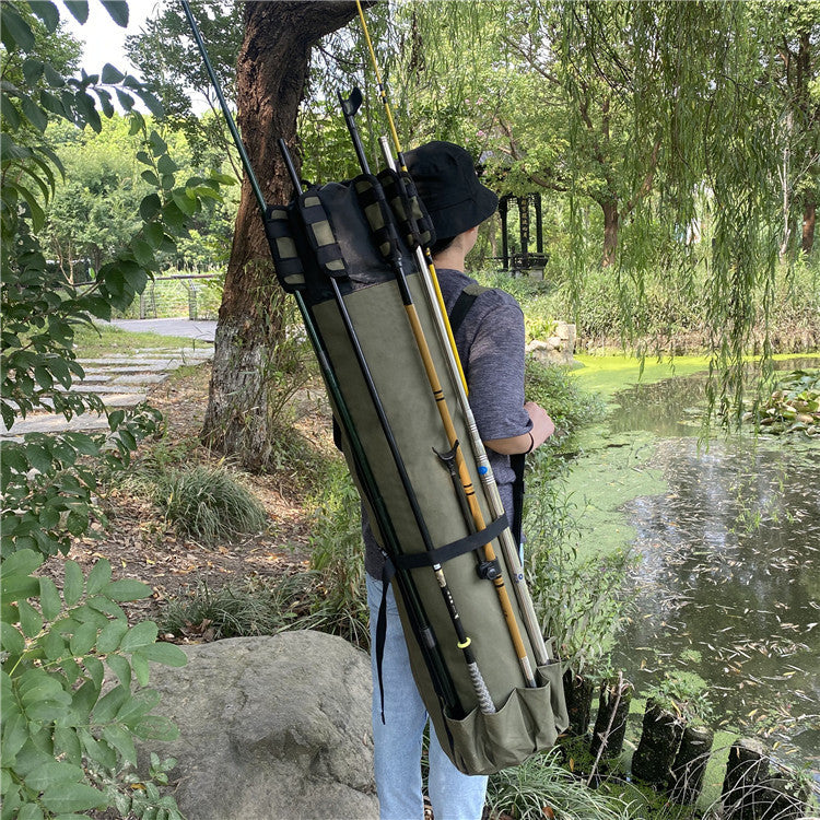 Cylindrical Fishing Rod Gear Bag
