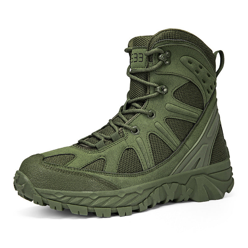 Anti-Skid Tactical Combat Boots for Hiking and Field Use