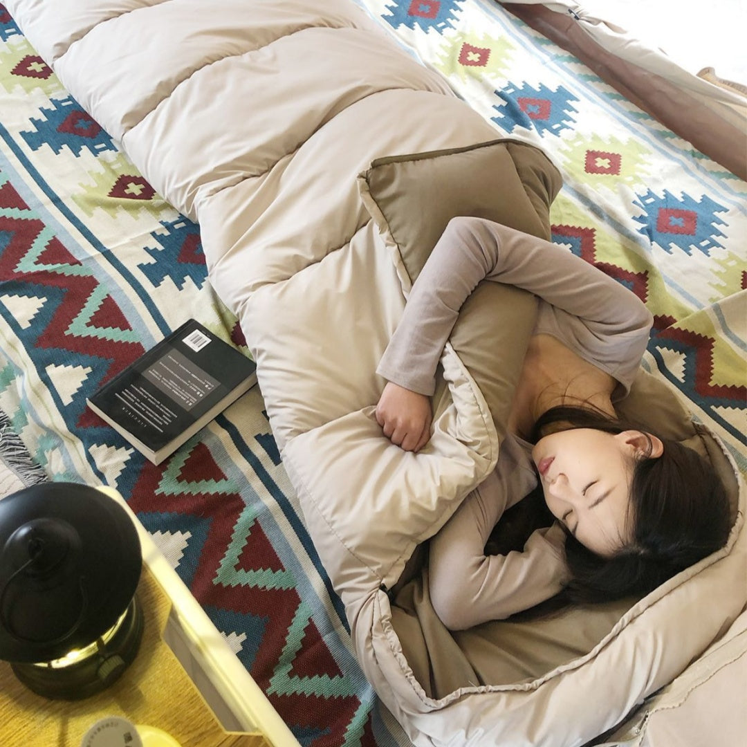 Thickened Down Camping Sleeping Bag for Outdoor Use