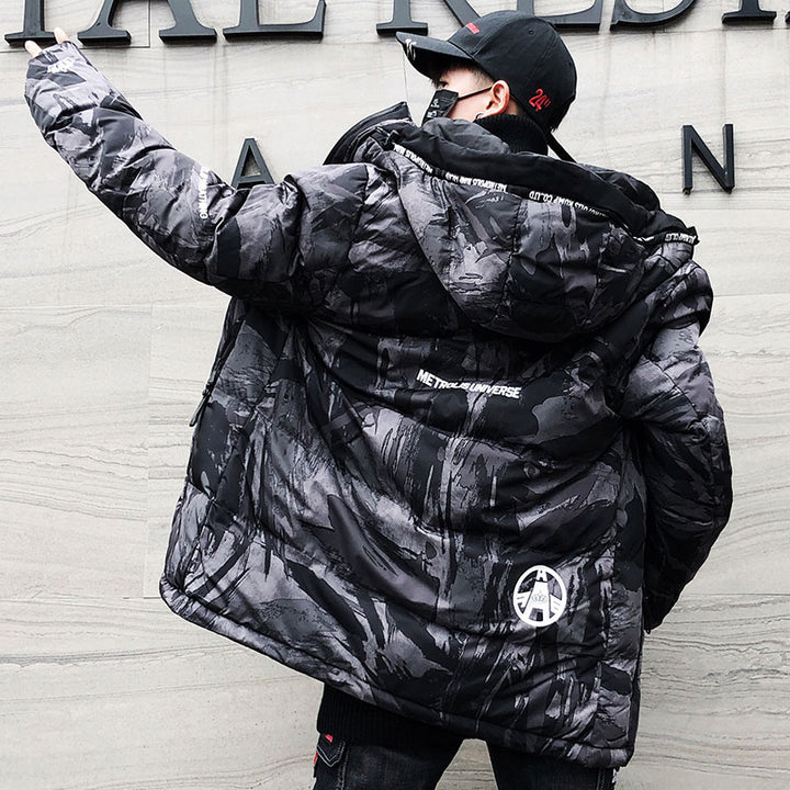 Camouflage Cotton Jacket for Outdoor Style
