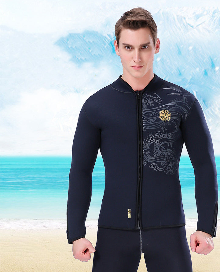 Fleece Lined Padded Diving And Surf Wetsuit