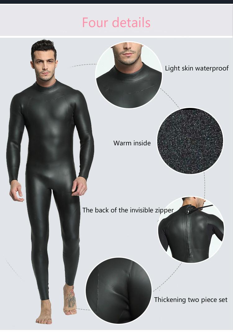 Men’s Triathlon Wetsuit Lightweight Warm Cold Proof Desi