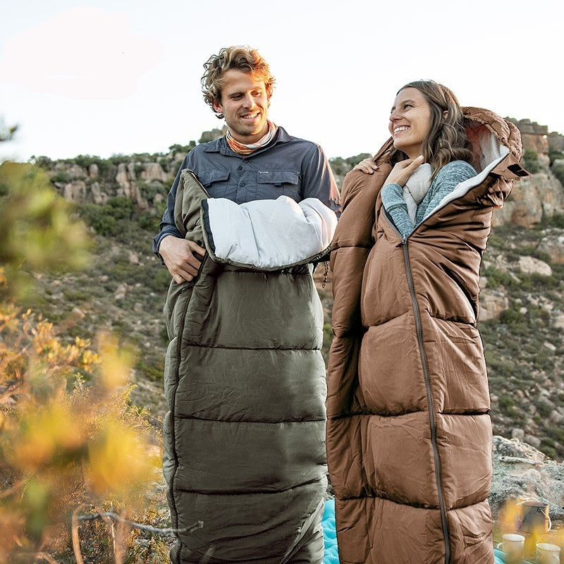 Warm Thickened Sleeping Bag for Self-Drive Camping Travel