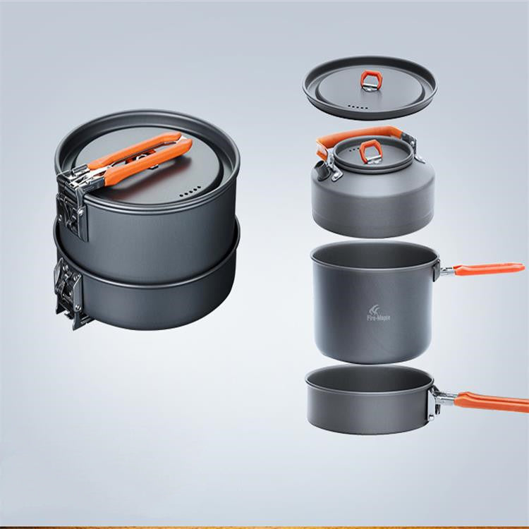 Fire-Maple Feast 2 Portable Camping Cookware Set (2–3 People)
