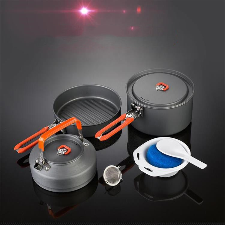 Fire-Maple Feast 2 Portable Camping Cookware Set (2–3 People)
