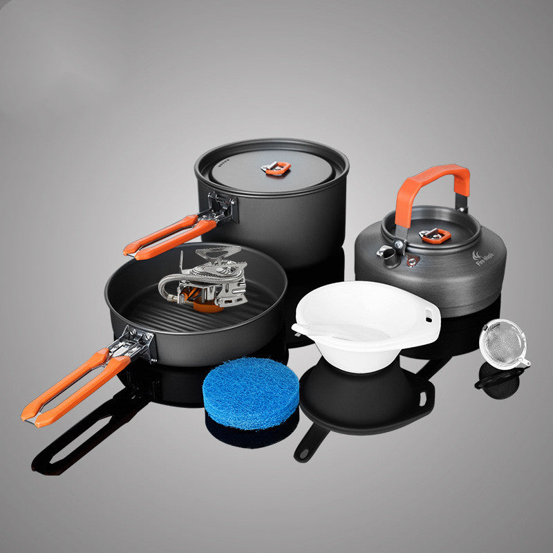 Fire-Maple Feast 2 Portable Camping Cookware Set (2–3 People)