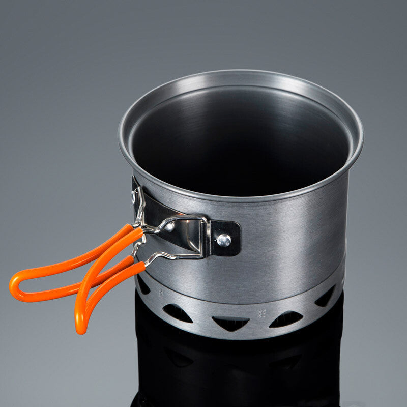 Single-Pot Heat-Collecting Mountaineering Cookware for Camping