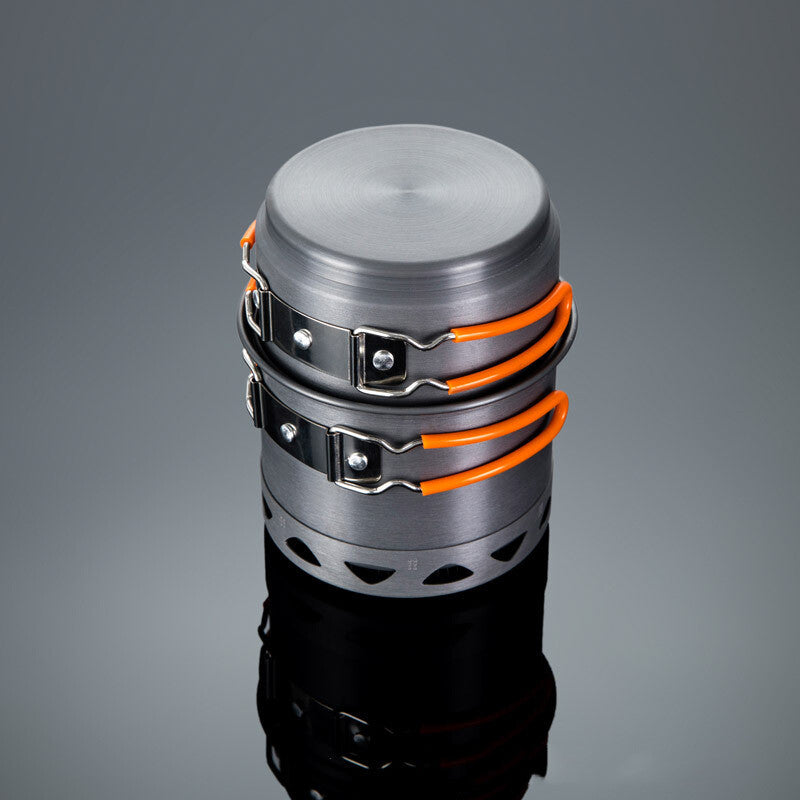 Single-Pot Heat-Collecting Mountaineering Cookware for Camping