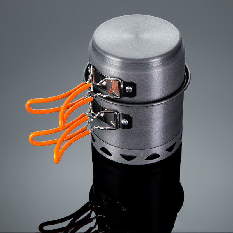 Single-Pot Heat-Collecting Mountaineering Cookware for Camping