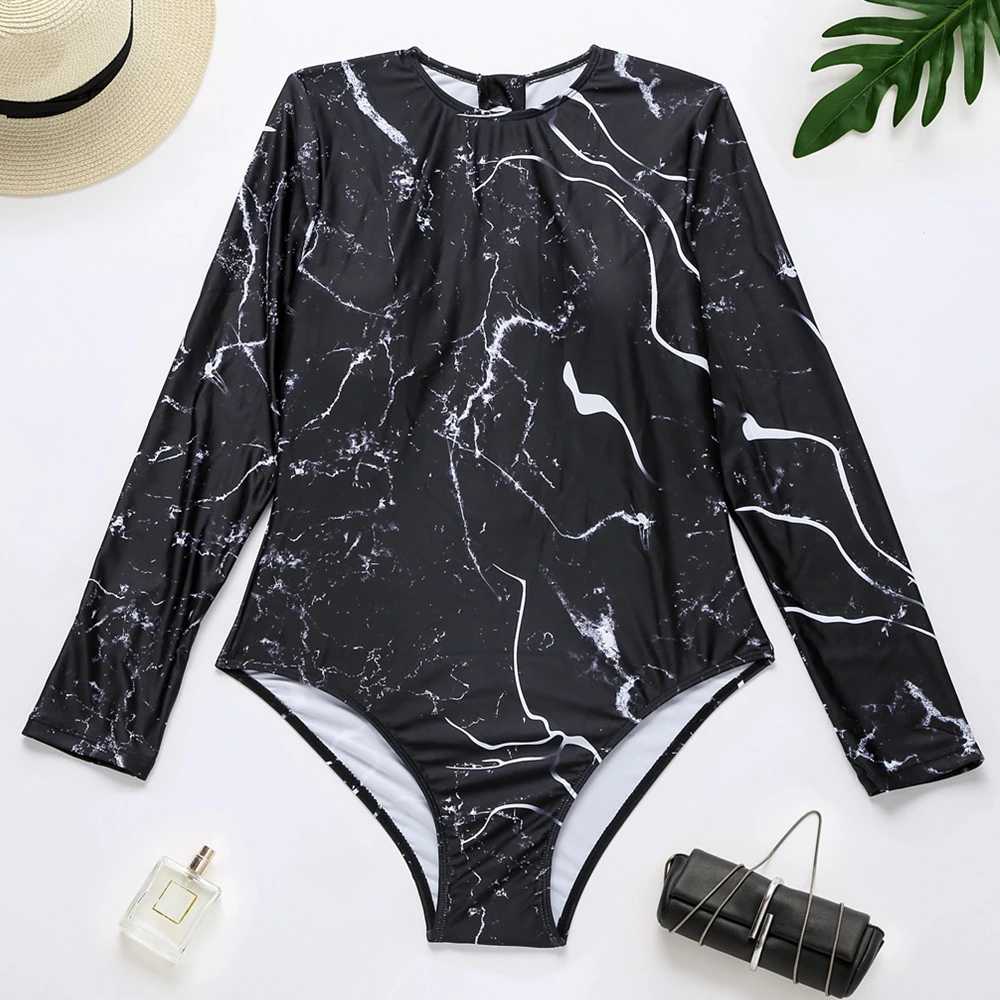 Printed Long Sleeve Sunscreen Wetsuit