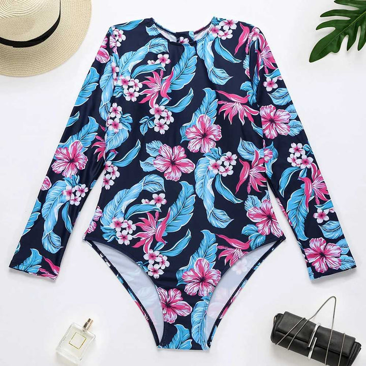 Printed Long Sleeve Sunscreen Wetsuit