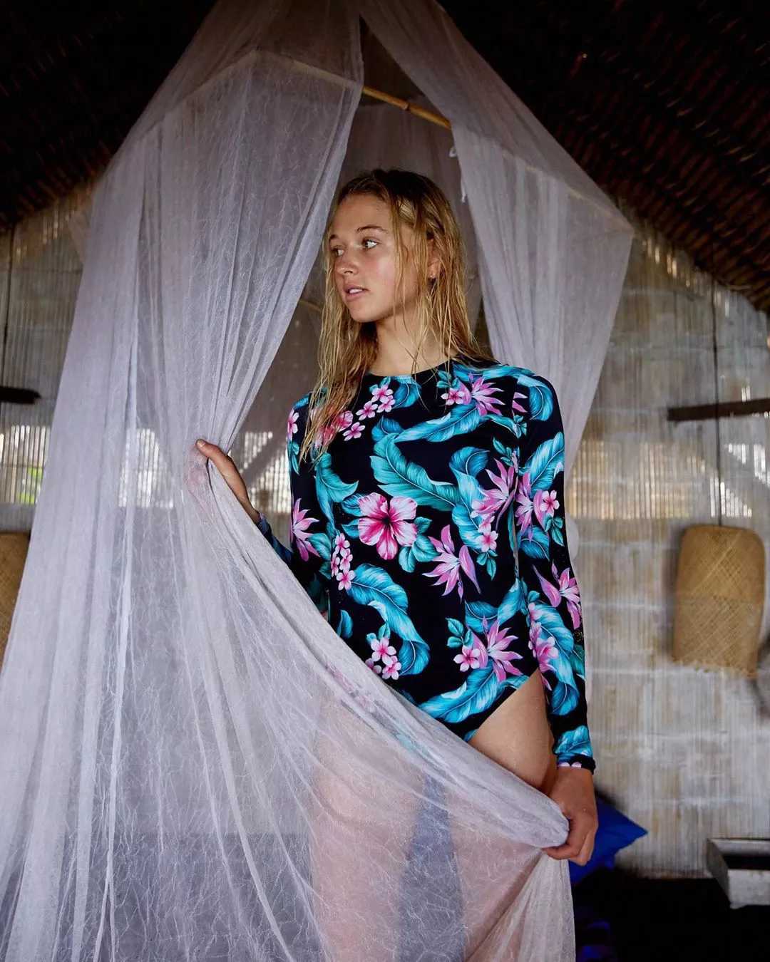 Printed Long Sleeve Sunscreen Wetsuit