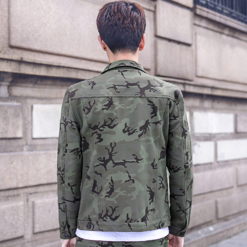 Men’s Camouflage Overalls Jacket for Stylish Outdoor Wear