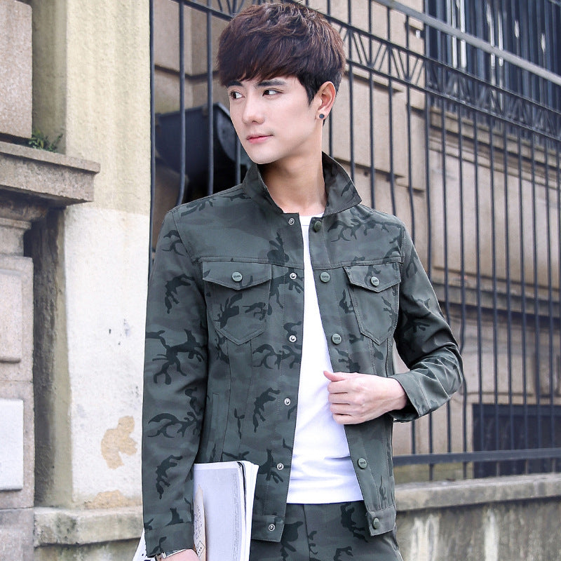 Men’s Camouflage Overalls Jacket for Stylish Outdoor Wear
