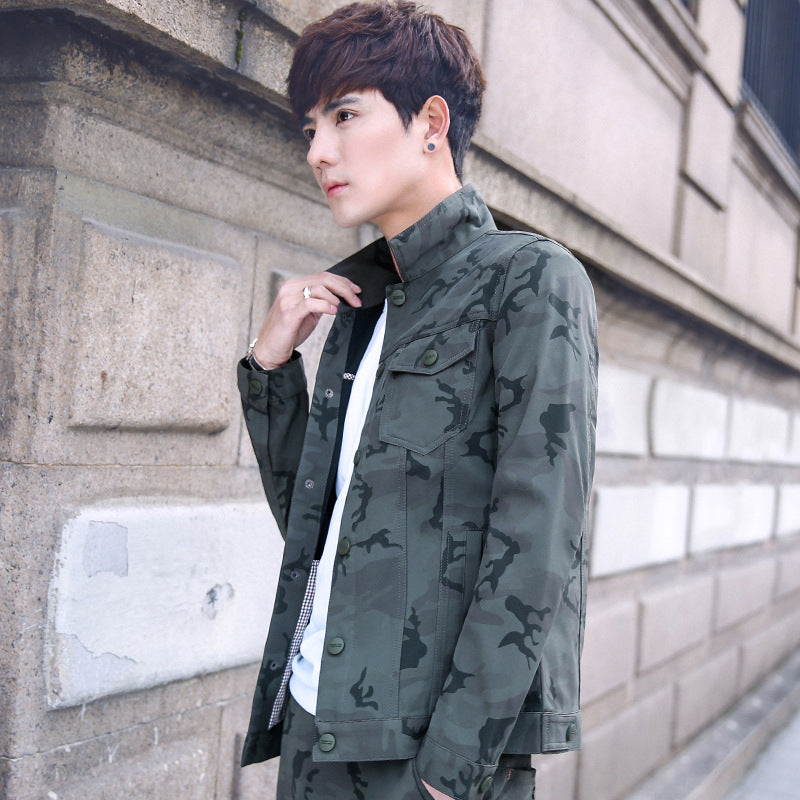 Men’s Camouflage Overalls Jacket for Stylish Outdoor Wear