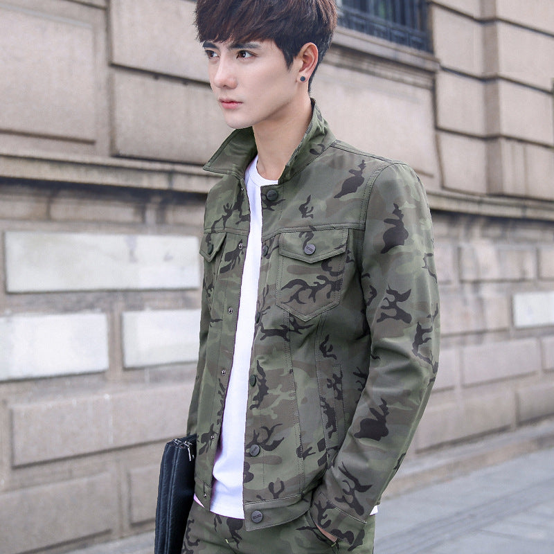 Men’s Camouflage Overalls Jacket for Stylish Outdoor Wear