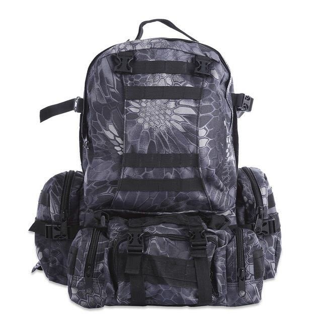 50L Waterproof Tactical MOLLE Hiking Backpack for Outdoor Travel