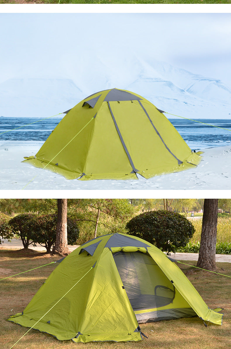 Desert Fox Aluminum Double Camping Tent for Outdoors