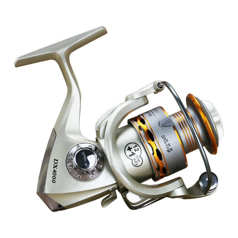 Metal Head Fishing Reel With Metal Hand