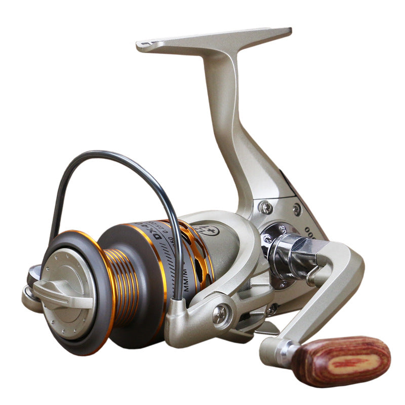 Metal Head Fishing Reel With Metal Hand
