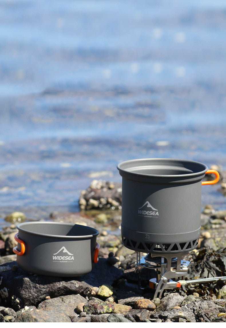 Widesea Outdoor Camping Cookware Set for Travel Cooking
