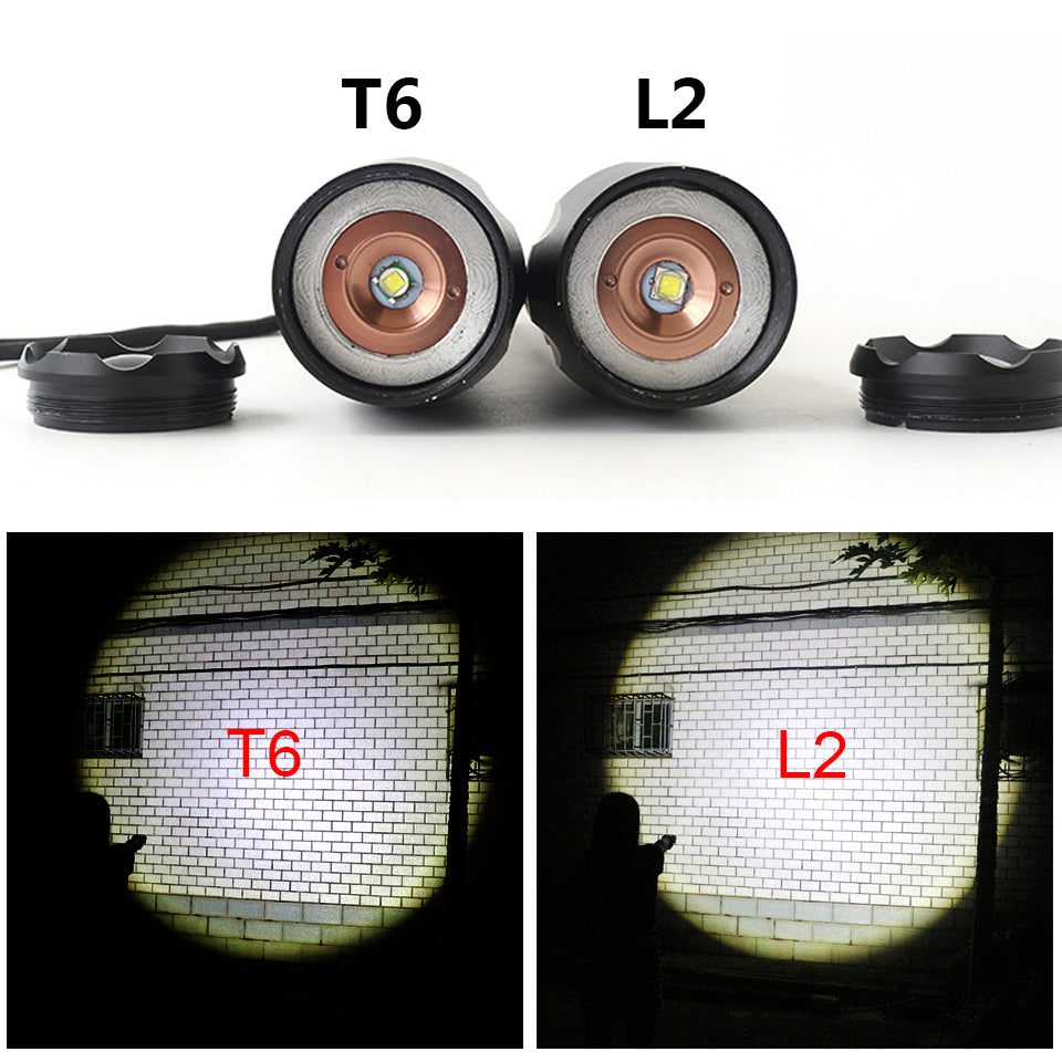 Rechargeable Tactical Super Bright Camping Flashlight