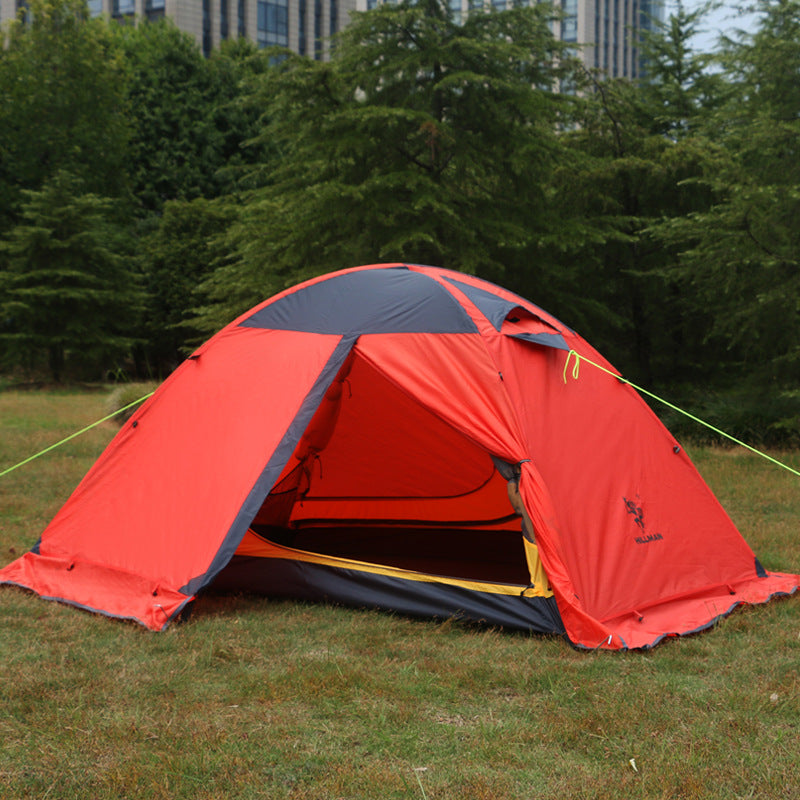 Double-Layer Aluminum Pole Outdoor Camping Tent