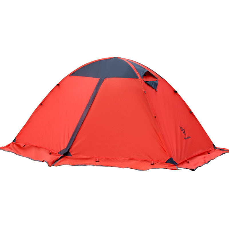 Double-Layer Aluminum Pole Outdoor Camping Tent