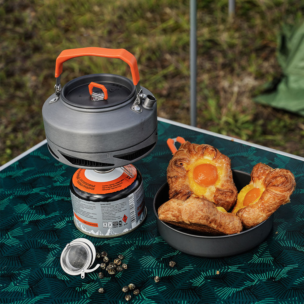 Portable Heat-Resistant Camping Cookware Set for Travel