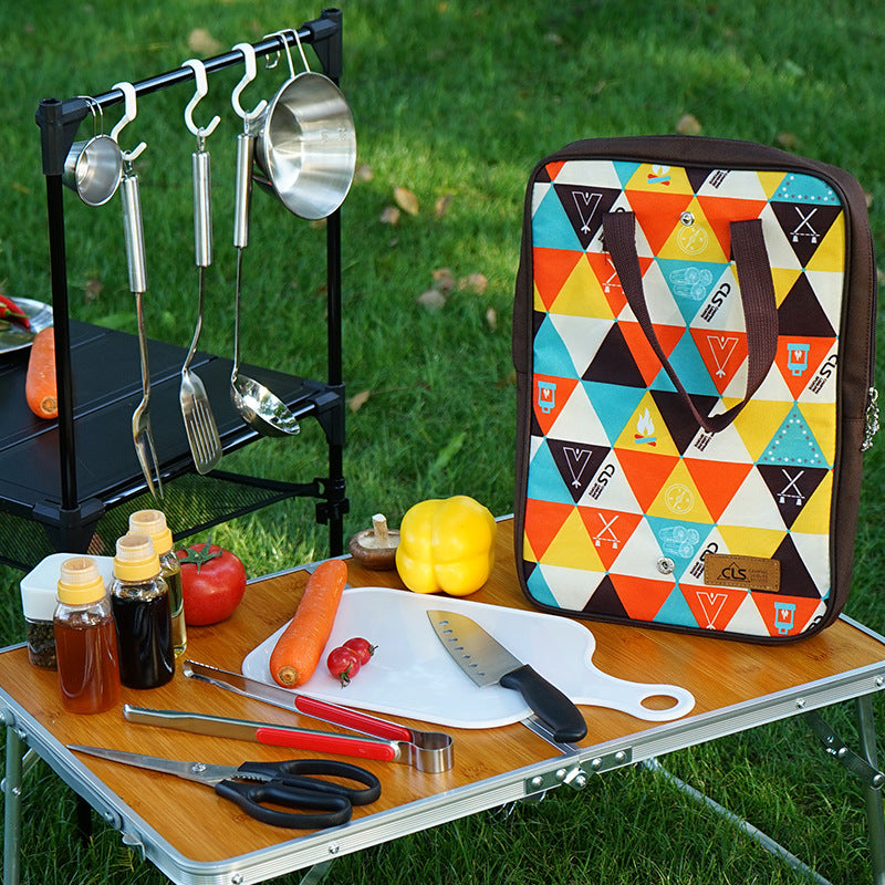 Five-Piece Outdoor Camping and BBQ Cookware Set