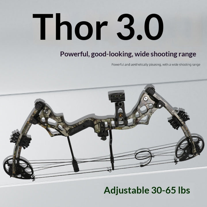 Adjustable Poundage Metal Compound Bow For Archery