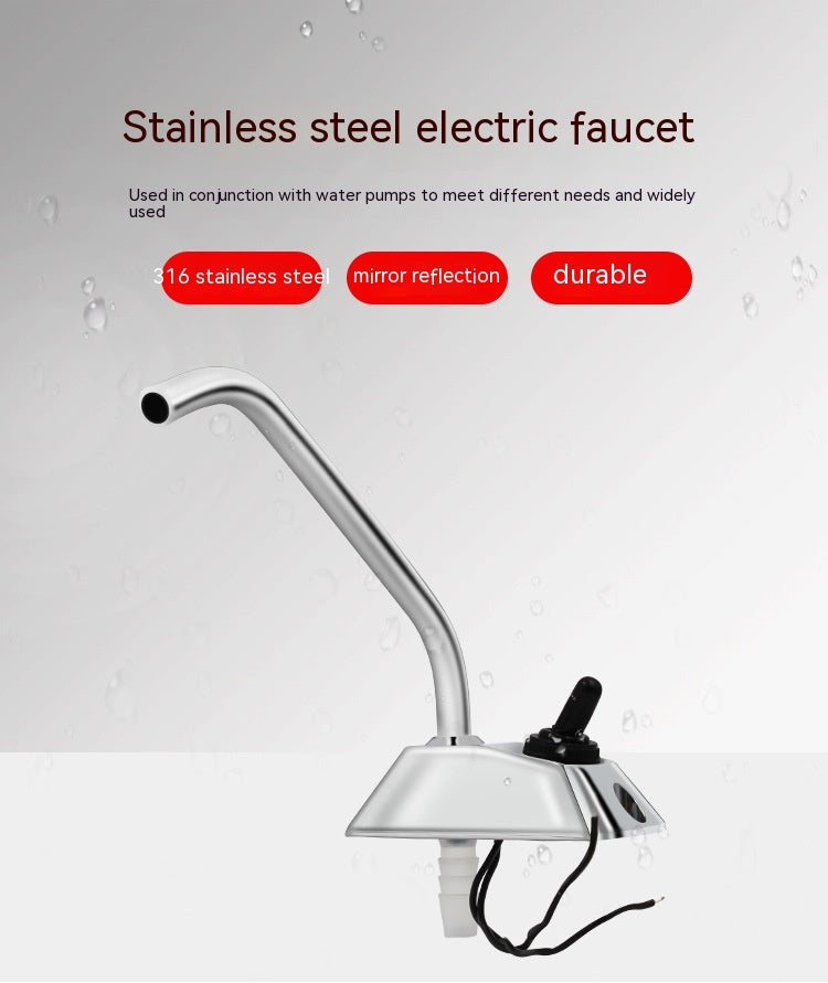 RV Rotating Faucet With Electronic Control