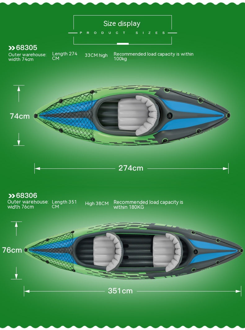 Inflatable Two Person Kayak