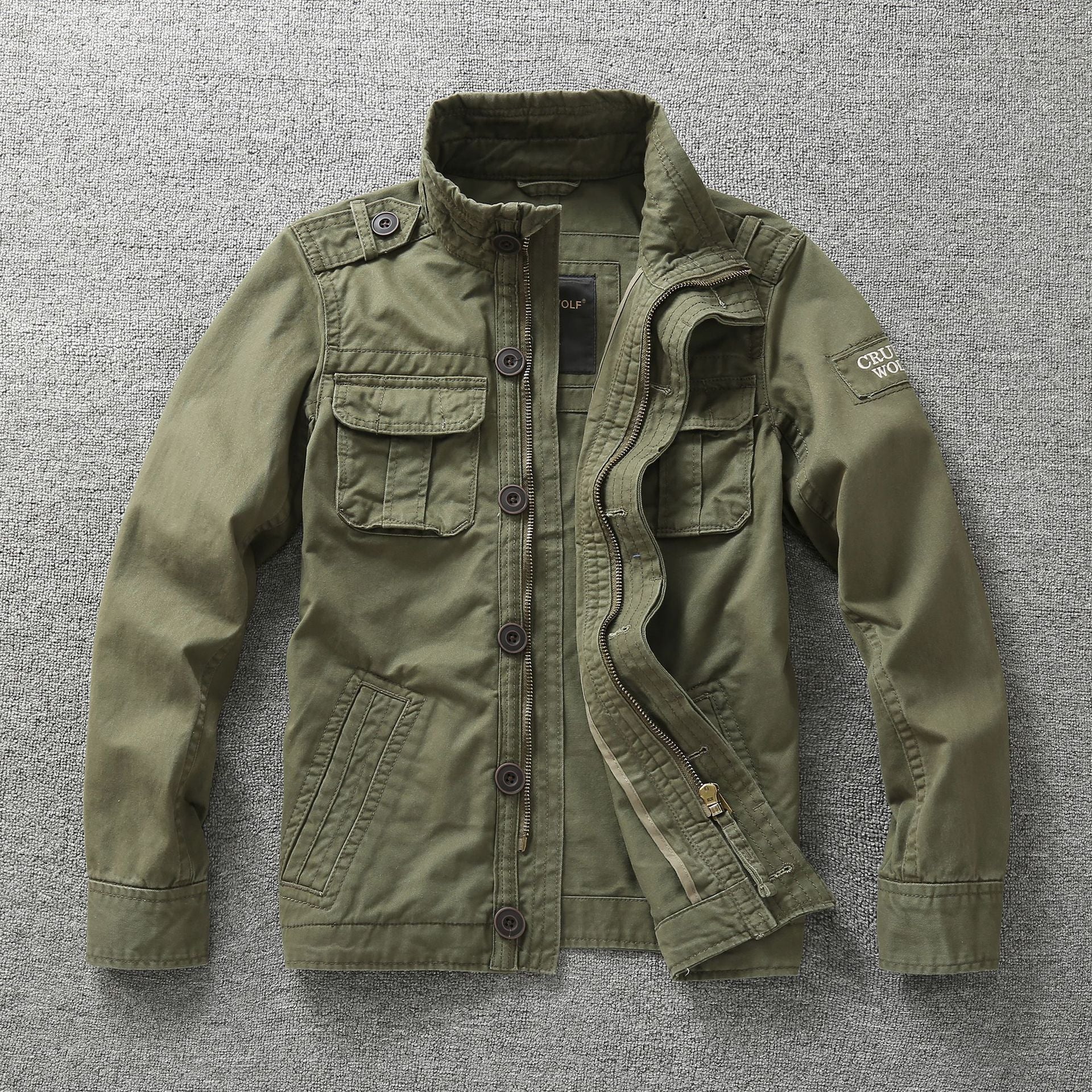 Men’s Autumn Camouflage Work Jacket for Outdoor Wear