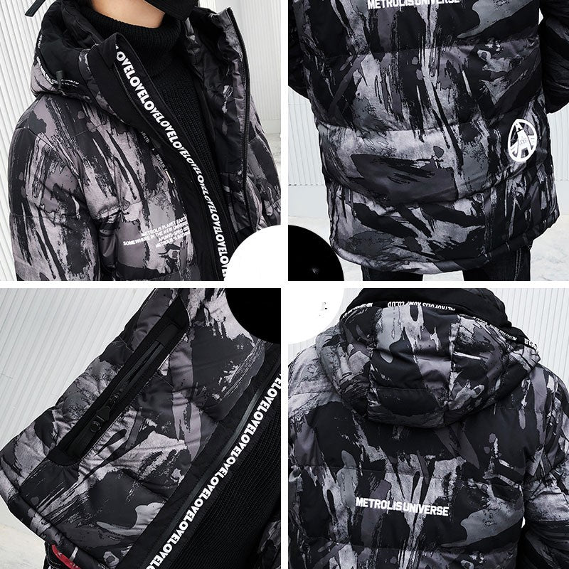 Camouflage Cotton Jacket for Outdoor Style