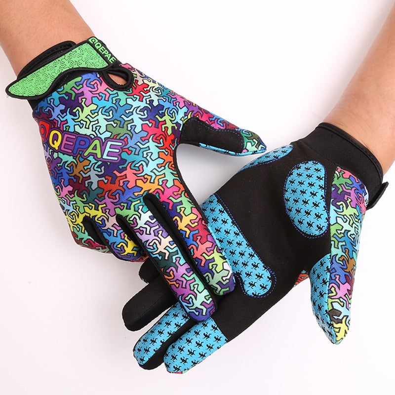 Non-Slip Full Finger Cycling Gloves