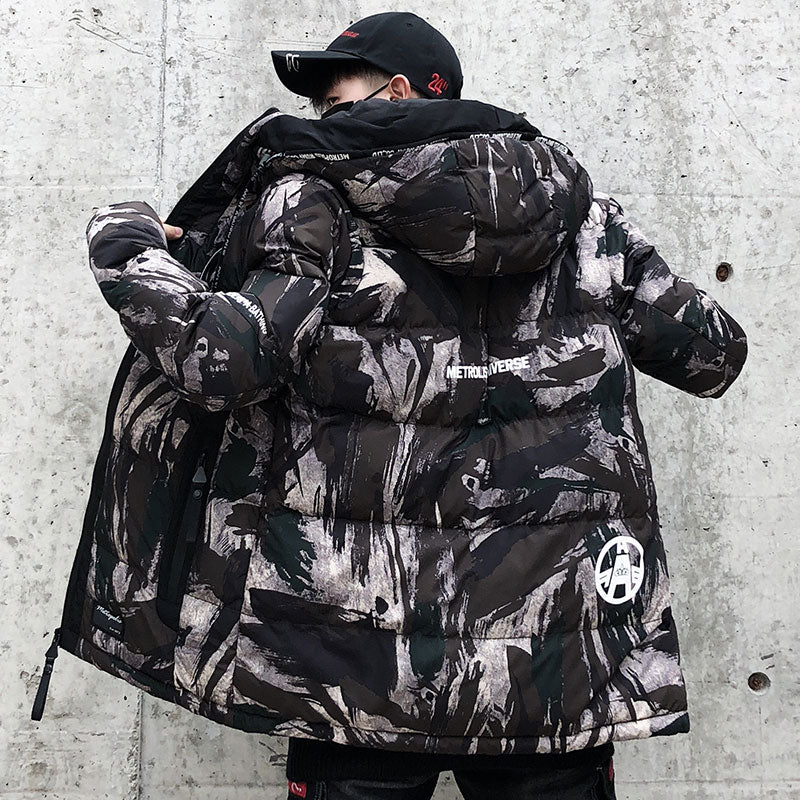 Camouflage Cotton Jacket for Outdoor Style