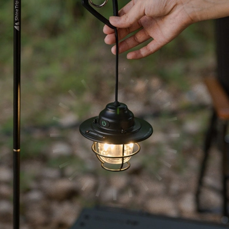 Shanqu Pine Cone Camping Lantern Chandelier for Outdoors