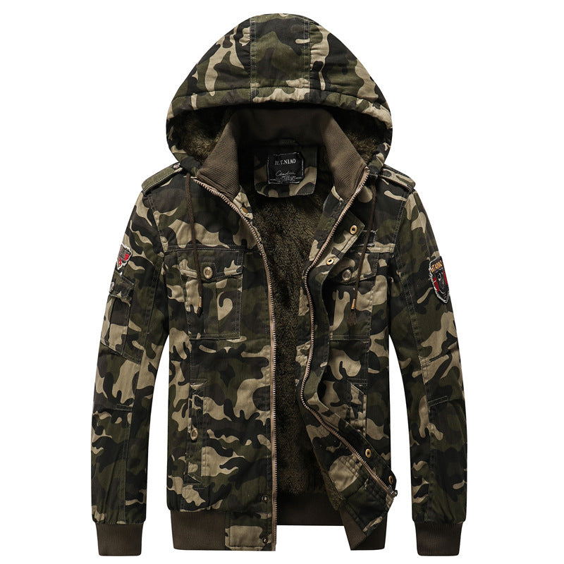 Casual Camouflage Print Men’s Outerwear Jacket