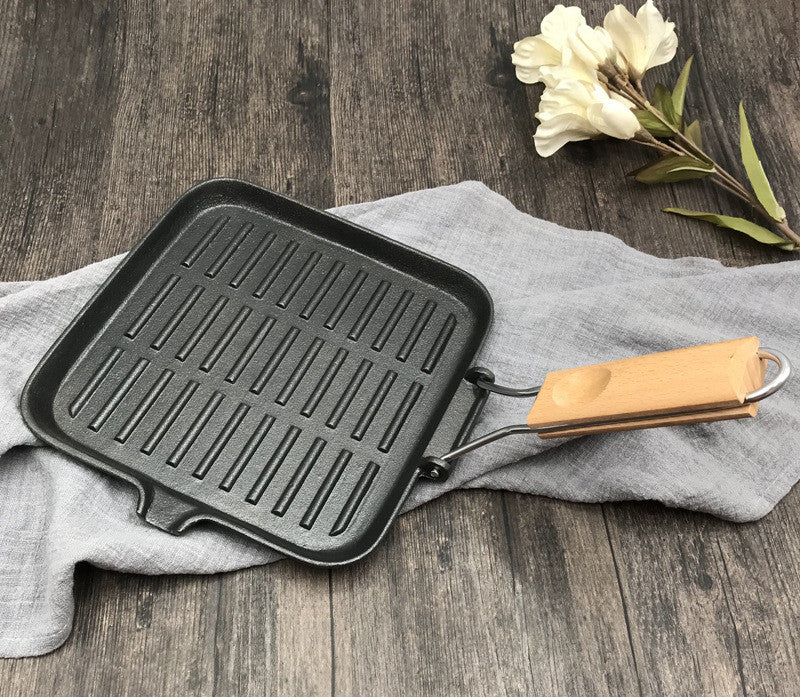 Cast Iron Folding Skillet for Camping and Outdoor Cooking