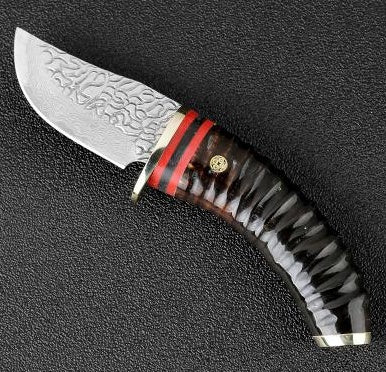 Forged VG10 Damascus Steel Outdoor Hunting Survival Knife