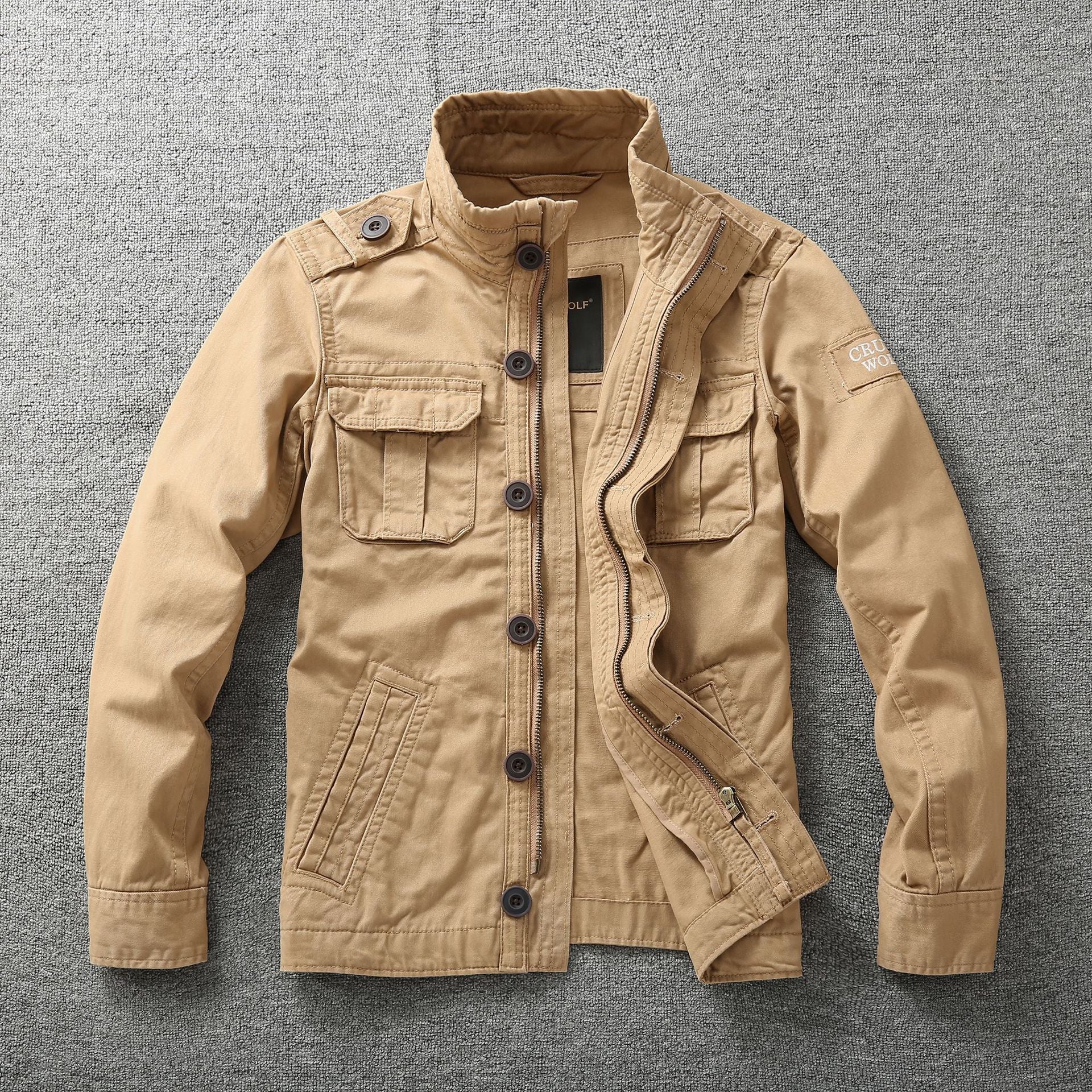 Men’s Autumn Camouflage Work Jacket for Outdoor Wear