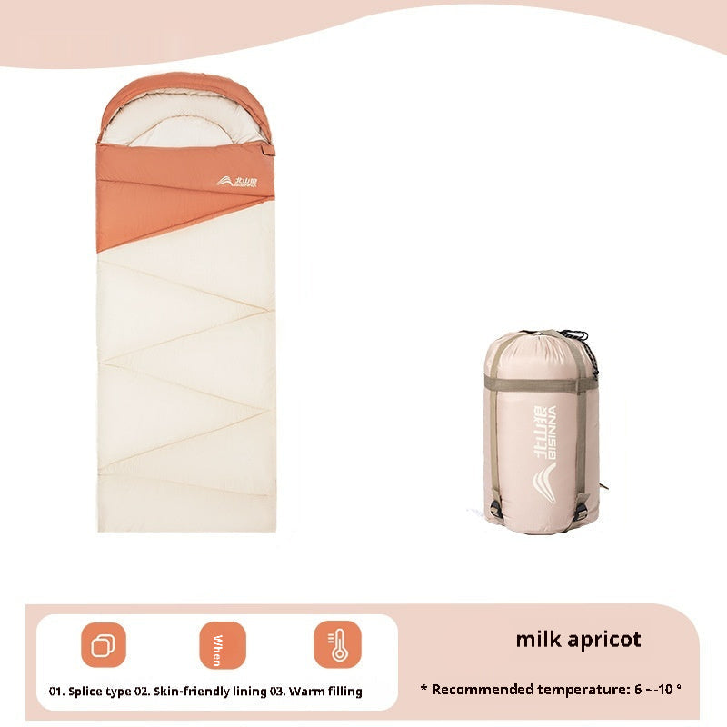 Thickened Outdoor Camping Sleeping Bag For Cold Weather