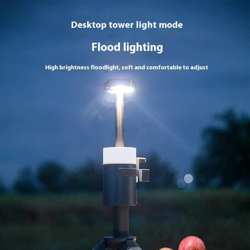 Aluminum Alloy Retractable Camping Lantern for Outdoor Use