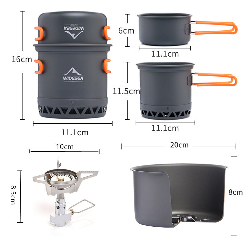 Widesea Outdoor Camping Cookware Set