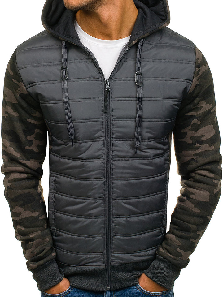 Men’s Hooded Warm Camouflage Cotton Jacket
